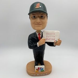 Buffalo Bisons Tim Russert NBC Meet the Press SGA Bobblehead Original Box
